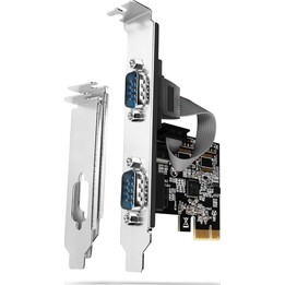 Placa de interface RS-232 interna e adaptador Axagon PCEA-S2N