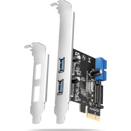 Tarjeta de expansión Axagon PCEU-232RS, PCIe 4,0 x1