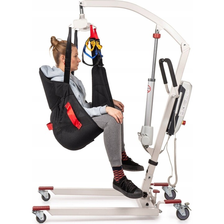 Transport lift and bath MDH SAMSON Carrier with head stabilization White