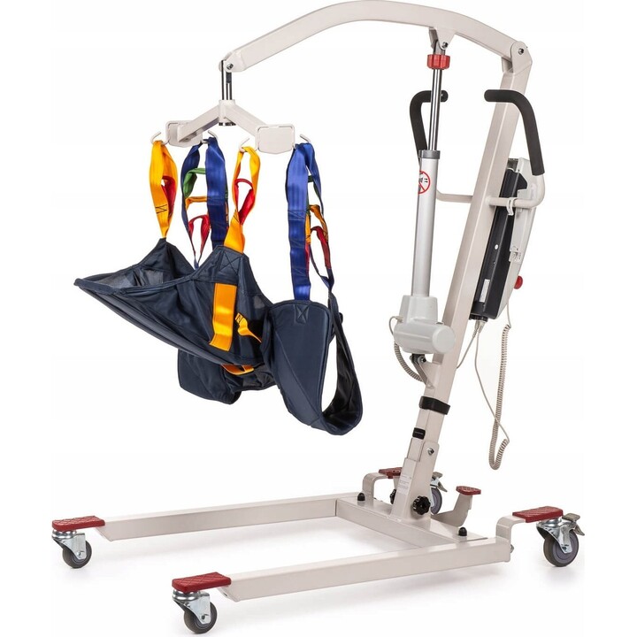 Transport lift and bath MDH SAMSON Carrier with head stabilization White