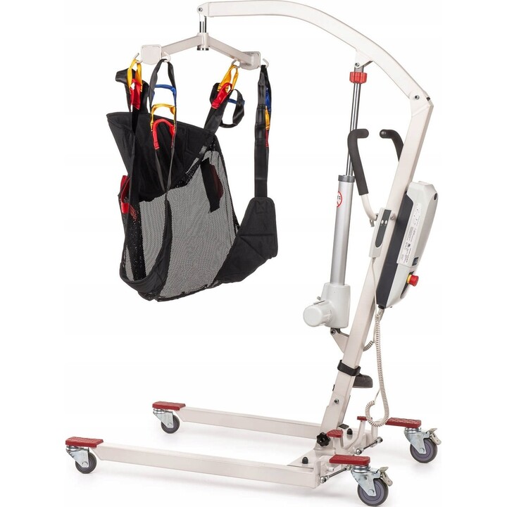 Transport lift and bath MDH SAMSON Carrier with head stabilization White