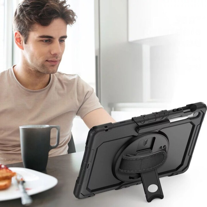 TechProtect SmartCase para Samsung Galaxy Tab S10 FE+ preto