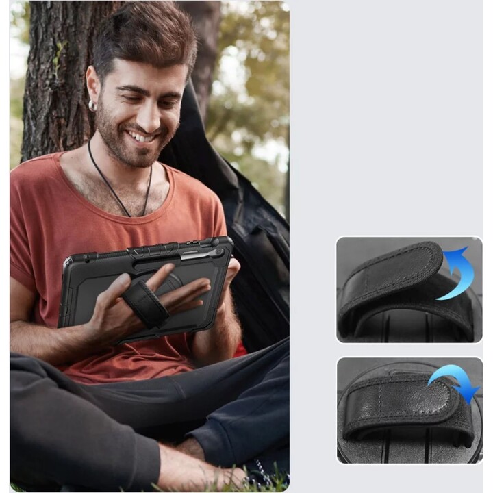 TechProtect SmartCase per Samsung Galaxy Tab S10 FE+ nero