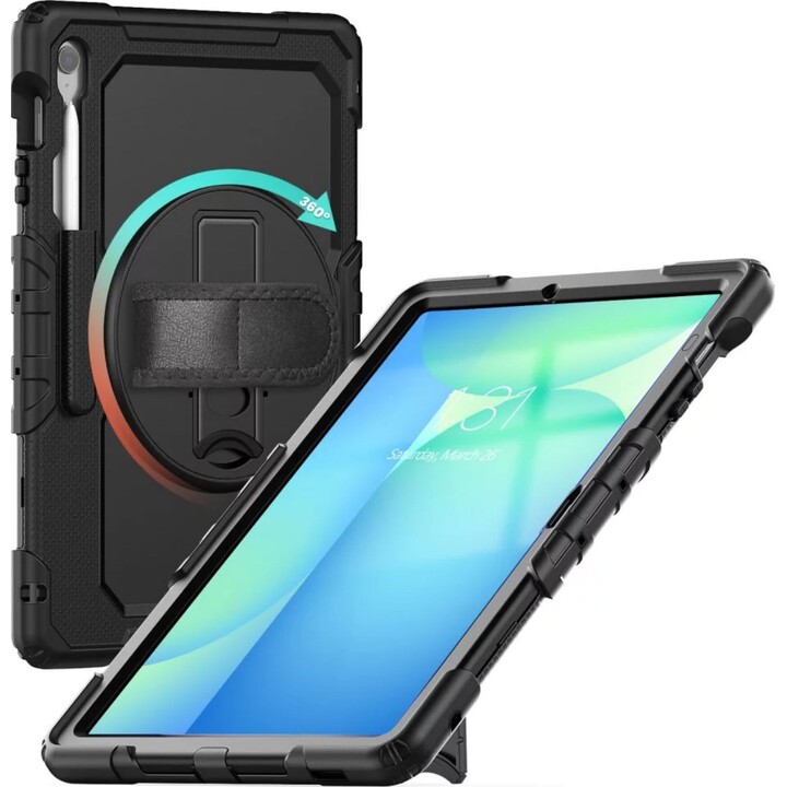 Funda inteligente TechProtect para Samsung Galaxy Tab S10 FE+ negra