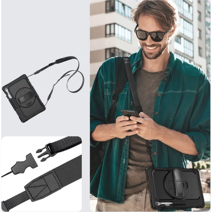TechProtect SmartCase for Samsung Galaxy Tab S10 FE+ black