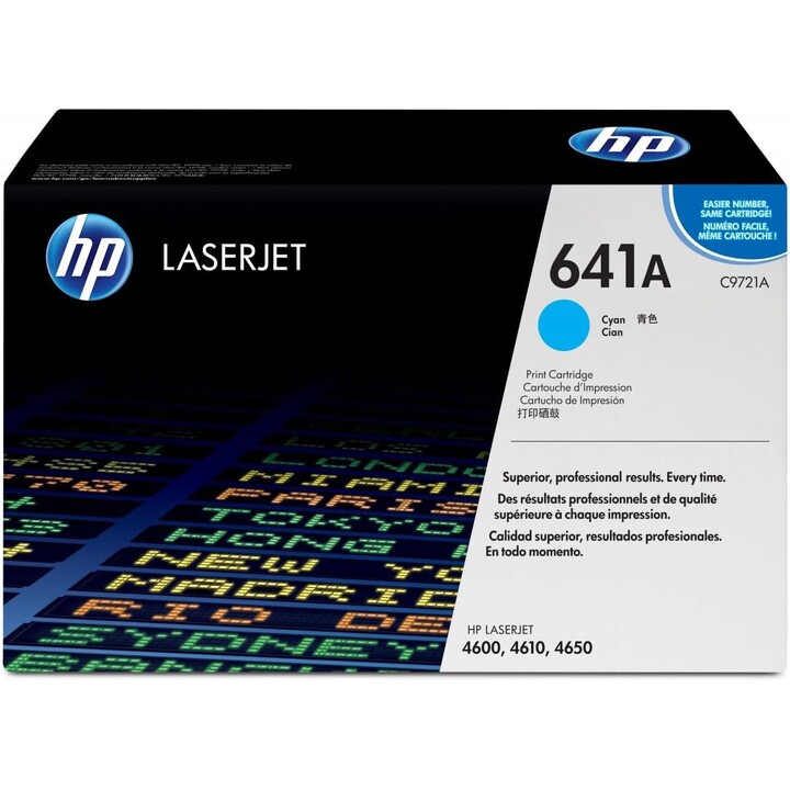 Toner CIANO HP C9721A PAGS 8000 Laserjet COLORE SERIE 4600 / 4610 / 4650