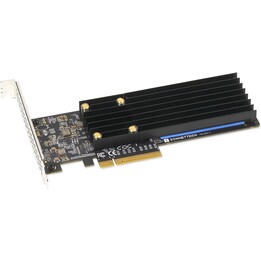 Scheda PCIe Fusion M.2 NVMe SSD 2x4 [Silenziosa] - SSD non incluso