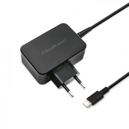 Carregador de dispositivos móveis Qoltec 51024 Universal Preto AC Carregamento rápido interno