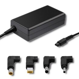 Qoltec 51761 Adaptateur secteur conçu pour Lenovo | 65W | 4 bouchons | + câble d'alimentation