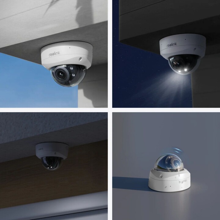 Telecamera IP Reolink P437 4K UHD Zoom ottico 5x AI PoE per esterni