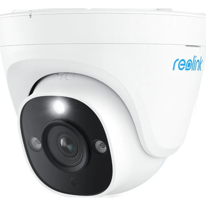 Reolink P334 Cámara Ip de seguridad Smart 4K Ultra HH Poe con detección persona/vehículo, IP66, Blanca