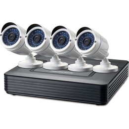 LevelOne DSK-4001, 4-Channel CCTV Surveillance Kit, H.264 Compression