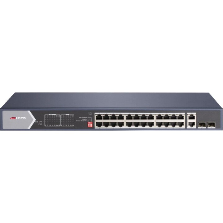 Conmutador Hikvision PoE de 28 puertos L2 no administrado Capacidad de conmutación 56 Gbit/s