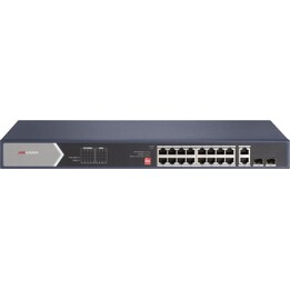 Hikvision DS-3E0520HP-E Gigabit Ethernet não gerenciado (10/100/1000) PoE Switch Azul