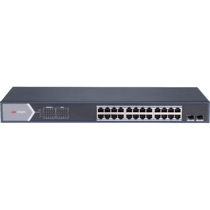 24-Port Poe+ 10/100/1000 Mbit/s Switch mit 2 SFP-Uplink-Ports Hik Proconnect Smart Management Hikvision