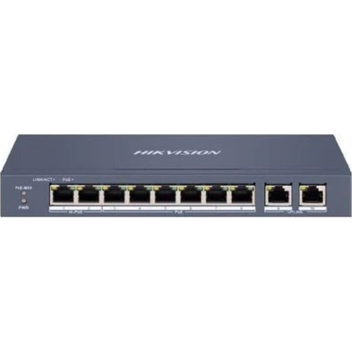 Switch gestito Hikvision DS-3E1310HP-EI Fast Ethernet (10/100) Power over Ethernet (PoE) Grigio