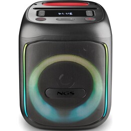 NGS Wild Swag GO Tragbarer Lautsprecher 80 W TWS Bluetooth 5.0, Schwarz, LED-Beleuchtung