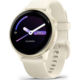 Garmin Vívoactive 6 3,05 (1,2 Zoll) AMOLED 30,4 mm Digital 390 x 390 Pixel Touchscreen GPS Weiß