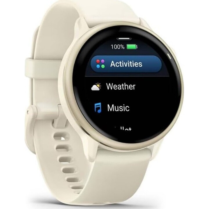 Garmin Vívoactive 6 3,05 (1,2") AMOLED 30,4 mm Écran tactile numérique 390 x 390 pixels GPS Blanc