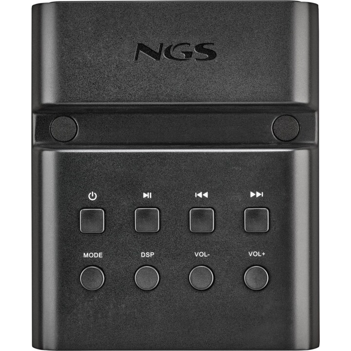 NGS Skycharm Pro 50W Sound Tower, Streaming Function, Microphone Input, Black