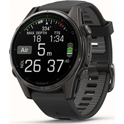 Garmin fenix 8 3,3 cm (1.3") AMOLED 43 mm Digital 416 x 416 Pixeles Pantalla táctil Negro Wifi GPS (satélite)