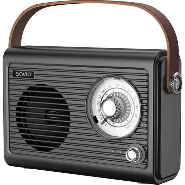 Savio Rs-01 Radio analogica portatile Nera 3 W
