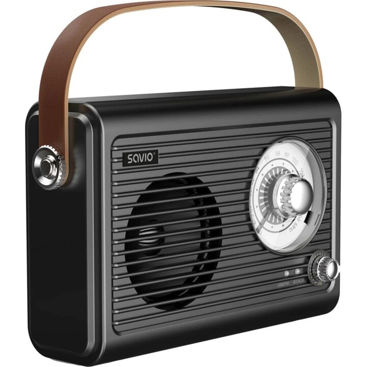 Savio Rs-01 Radio analogica portatile Nera 3 W