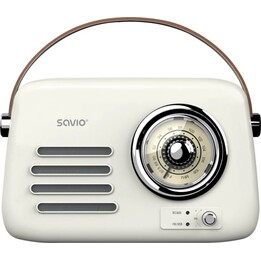 Savio RS-02 Radio portatile analogica bianca 3 W