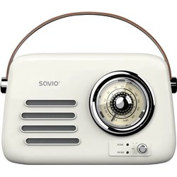 Savio RS-02 Radio portatile analogica bianca 3 W