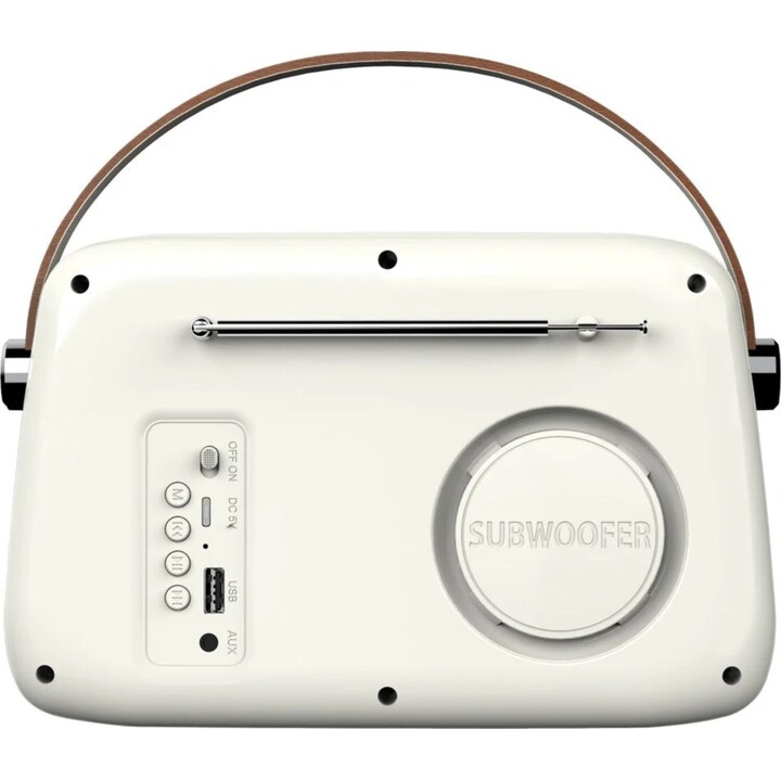 Rádio Portátil Analógico Savio RS-02 Branco 3 W