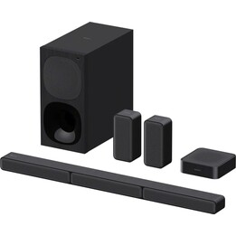 Sistema de home theater Sony HT-S40R, 5.1 canais 600 W, subwoofer, barra de som