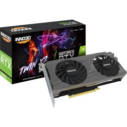 INNO3D N30502-06D6-1880VA60 Geforce RTX 3050, ATX, 6 GB, GDDR6, 96 bits, 168 GB/s, doble ventilador