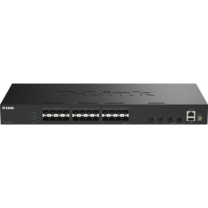 D-Link - Conmutador Gigabit apilable de 10 puertos