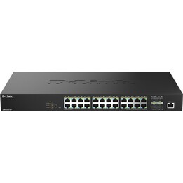 D-Link DMS-1250-18P/E, Comutador/Switch Preto