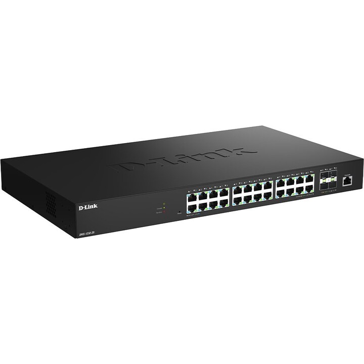 D-Link DMS-1250-18P/E, Comutador/Switch Preto