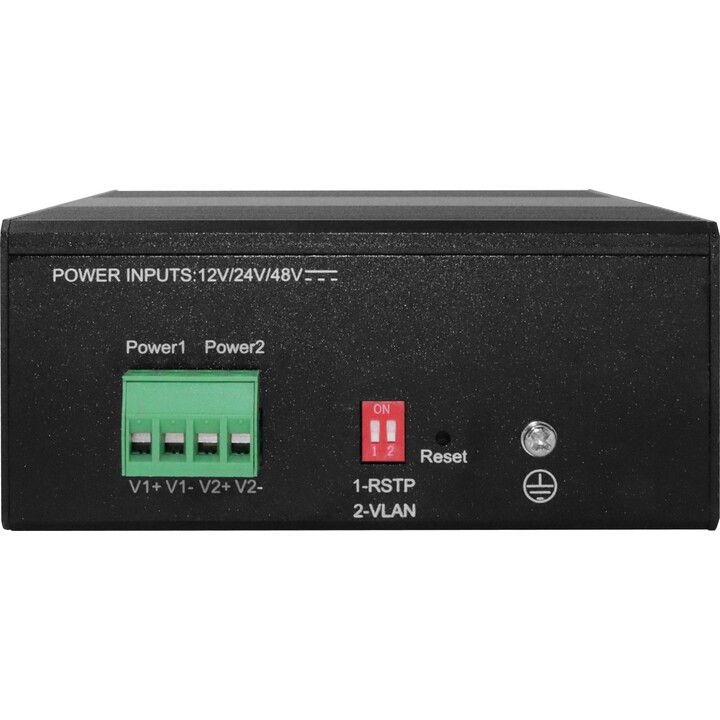 Hilbert 10-Port Smart Lite Gigabit Industrial Switch, 8 x Gigabit RJ45, 2 x Gigabit SFP