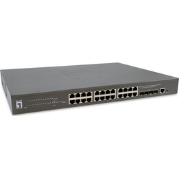 GTP-2871, Comutador PoE Gigabit Gerido L3 Lite de 28 Portas, 4 x 10G SFP+, 802.3af/at PoE, 24 Saídas PoE