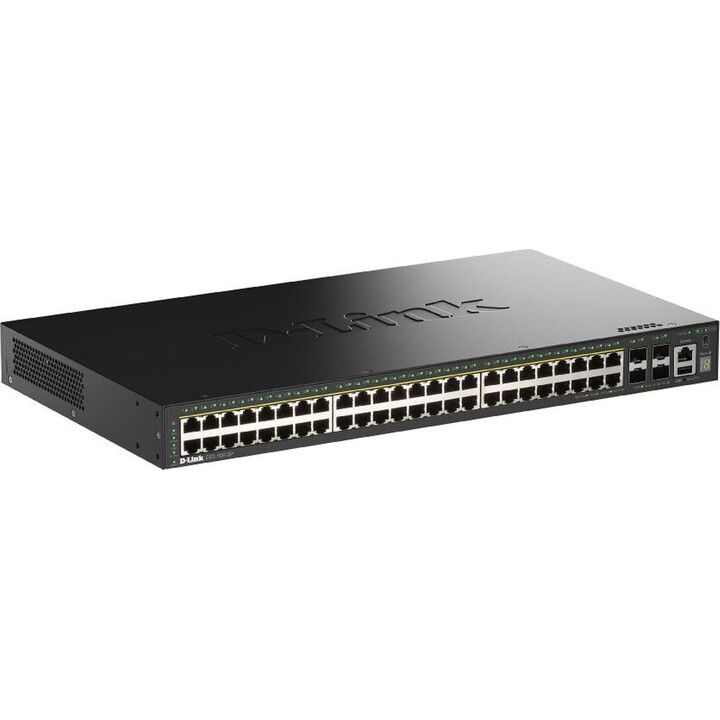 D-Link DGS-1530-52/E, Schwarzer Schalter/Schalter