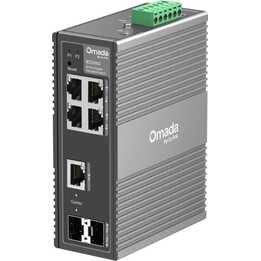 Conmutador de red TP-LINK IES206G de 6 puertos 10/100/1000M/OMADA