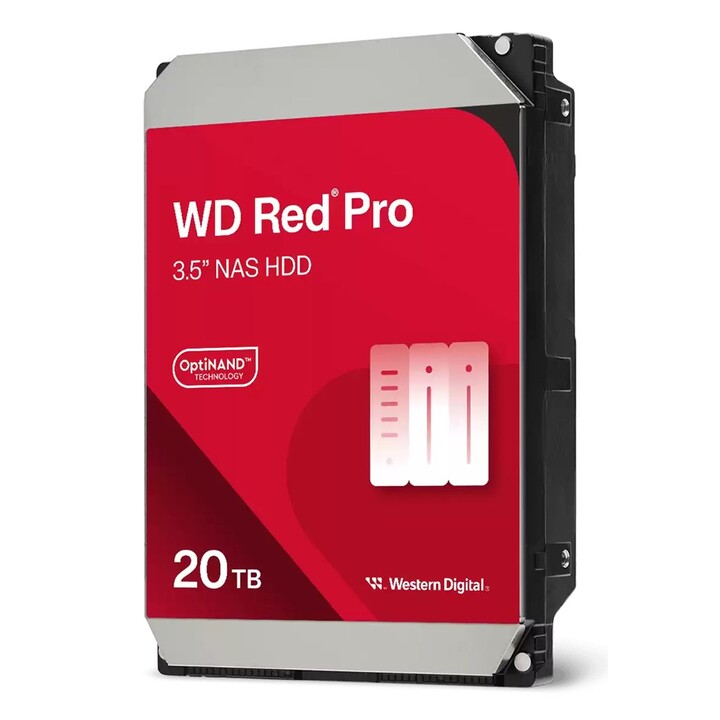 Western Digital Red Pro WD202KFGX disco duro interno 20 TB 7200 RPM 512 MB 3.5" Serial ATA III