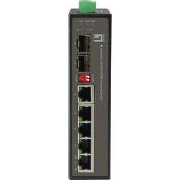 Commutateur Gigabit industriel LevelOne IES-0600, 6 ports, 1 x SFP, 1 x combo SFP/RJ45