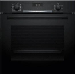 Bosch Serie 6 HBG537FB4, forno elettrico a convezione da 71 L con efficienza di Classe A e cottura uniforme, nero