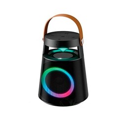Caixa de Som Bluetooth 5.3 R3256 / 30w / 3000 mAh / Luzes Led / Tws / Fm / Microsd / Preta / WOOX / 2930032
