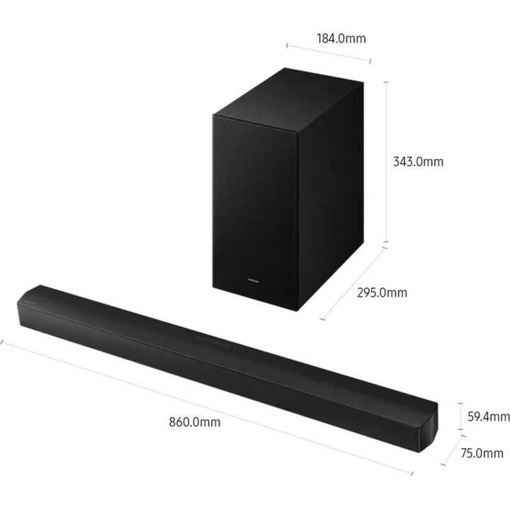 Barra De Sonido Con Bluetooth Samsung B650f Serie B 3.1 canales, 370w