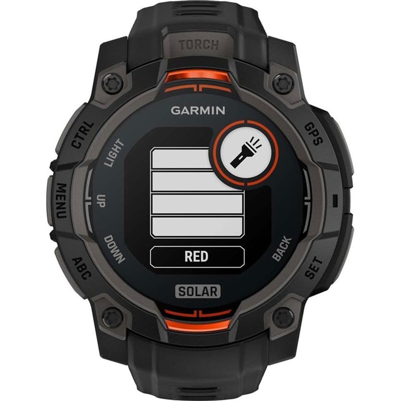 Garmin Instinct® 3 – 45 mm, Solar Montre noire
