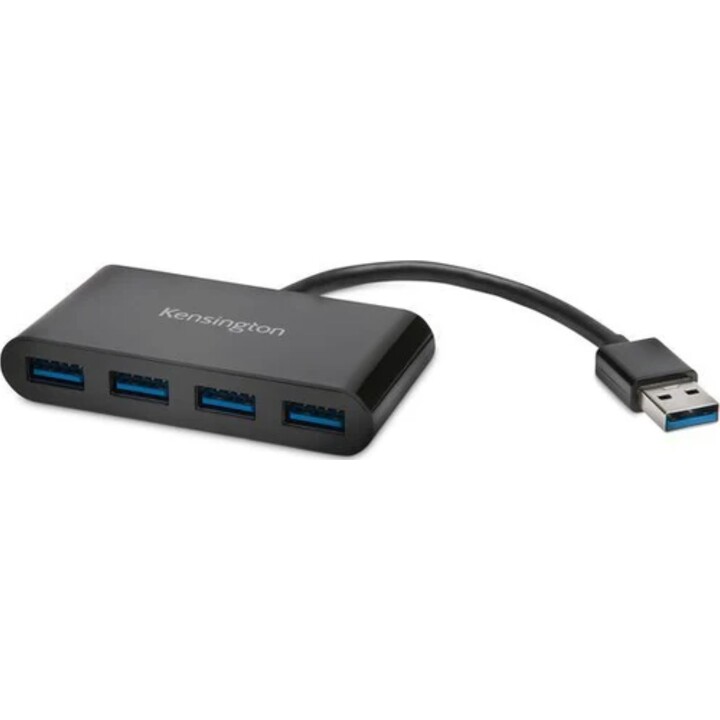 Kensington K39121WW USB 3.2 Gen 1 (3.1 Gen 1) Type A interface hub 5000 Mbit/S Black