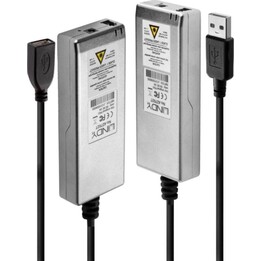 Extensor de Fibra Óptica USB 2.0 MM de 200m