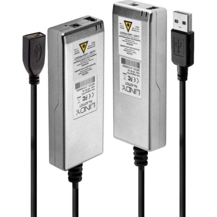 200m USB 2.0 MM Fiber Optic Extender