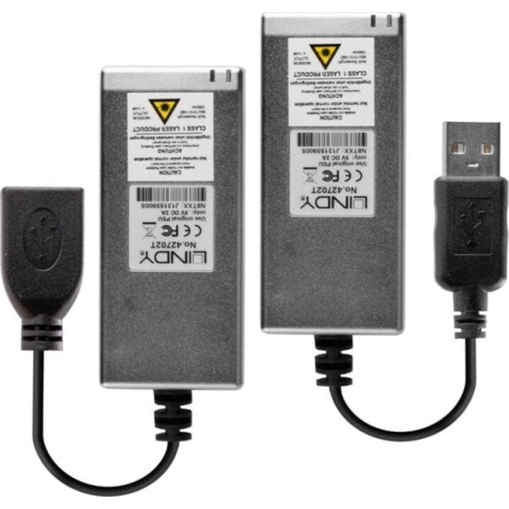 Extensor de fibra óptica USB 2.0 MM de 200 m