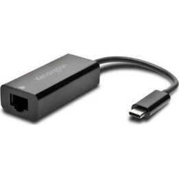 Adaptador de red Kensington USB Tipo-C A Ethernet Ca1100e Negro K33475WW